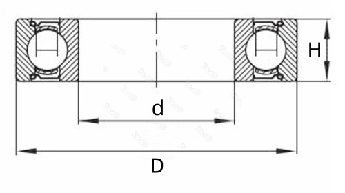 6301ZZ drawing 6301ZZ drawing