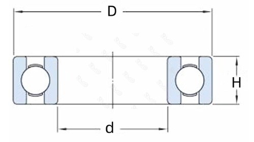 16005ZZ bearing drawings 16005ZZ bearing drawings