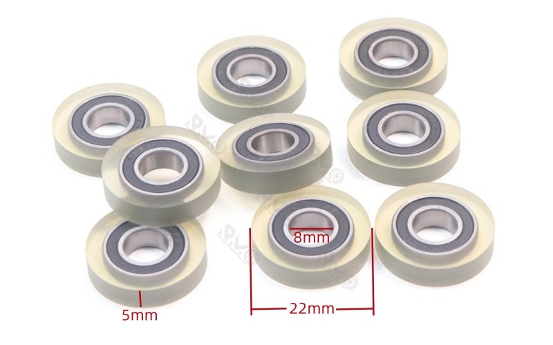 688-2RS PU Coated Flat type Pulley 688-2RS PU Coated Flat type Pulley
