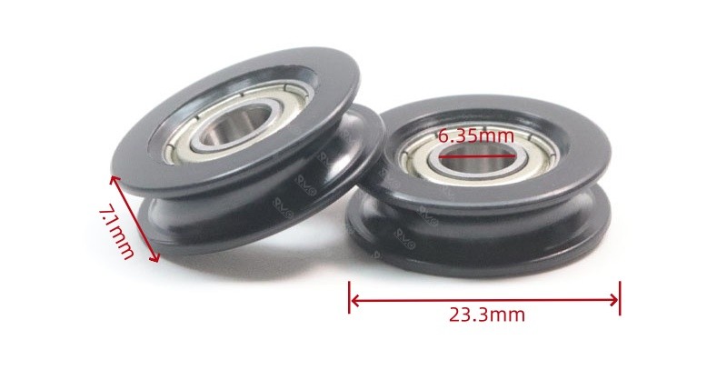 R4 nylon u-groove bearing wheel R4 nylon u-groove bearing wheel