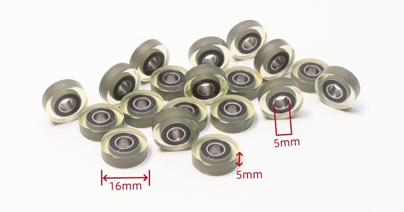 685-2RS PU Coated Flat type Pulley 685-2RS PU Coated Flat type Pulley