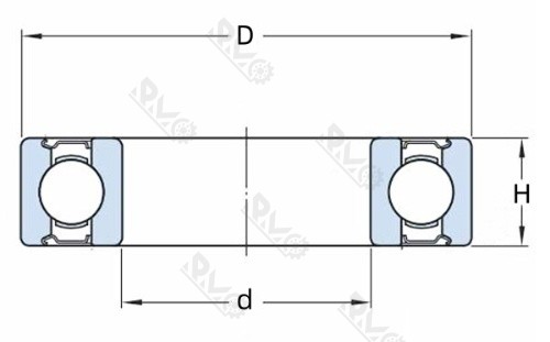 63800-2RS drawing 63800-2RS drawing