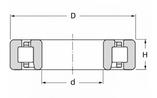 NJ Series Cylindrical Roller Bearing Drawing NJ Series Cylindrical Roller Bearing Drawing