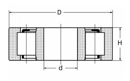 NU206EM Cylindrical Roller Bearing Drawing NU206EM Cylindrical Roller Bearing Drawing
