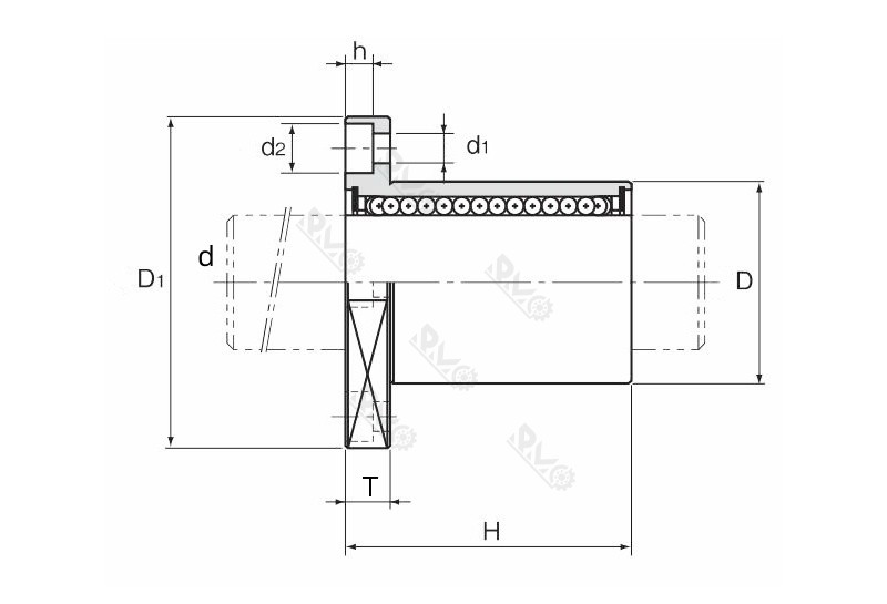 LMK type linear bearing drawing LMK type linear bearing drawing