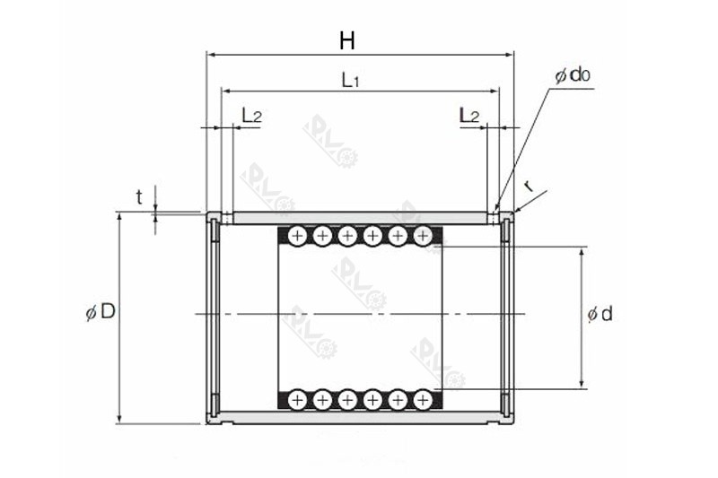 ST16 stroke bushing drawing ST16 stroke bushing drawing