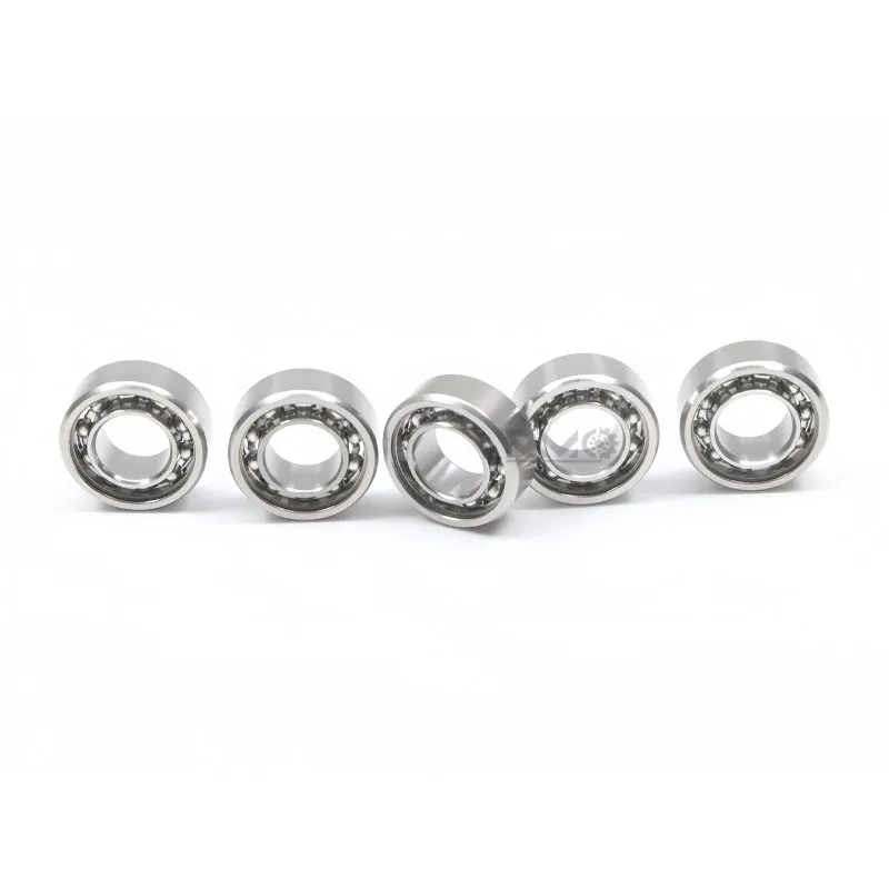 Close up of R188ZZ shielded bearing made of chrome steel