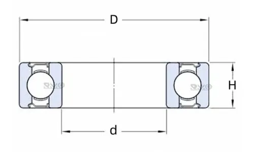 688ZZ bearing drawing