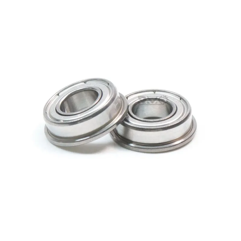 8x16x5mm F688ZZ flanged miniature bearing technical dimension layout and drawing