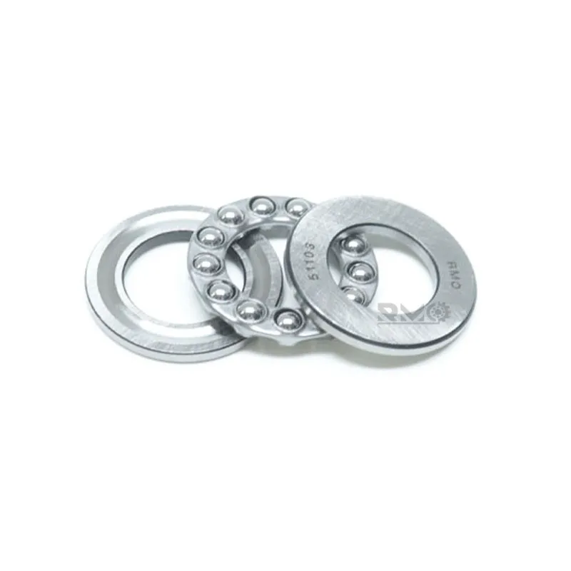 RMO brand premium 51103 axial thrust bearing disassembled view