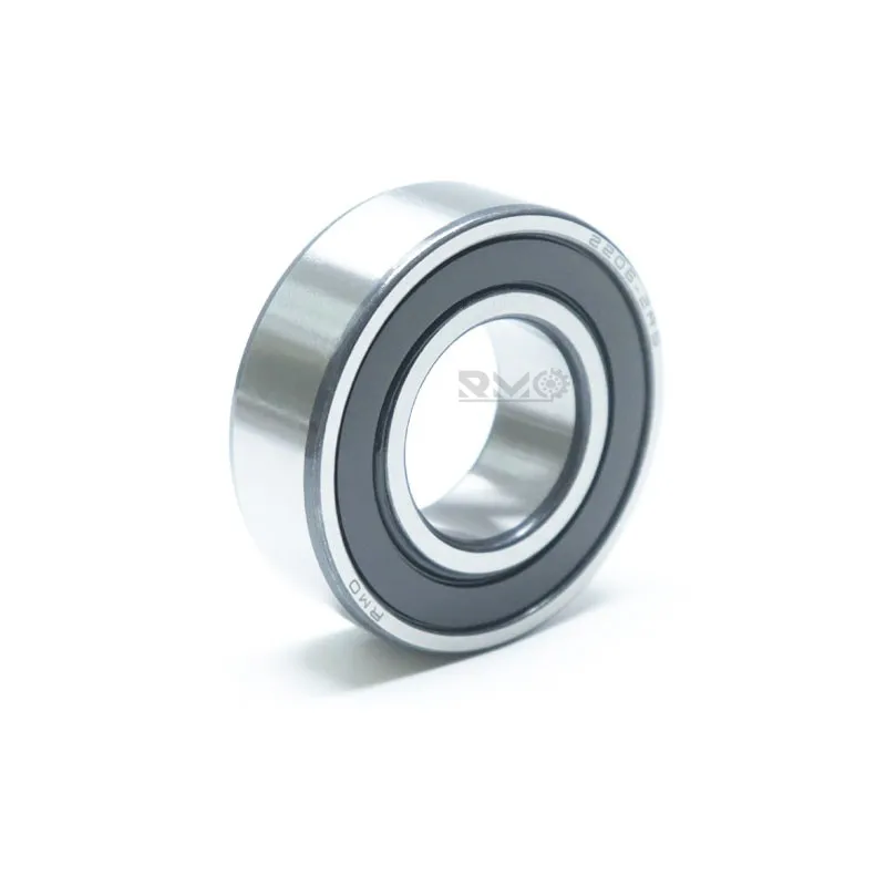 The 2206-2RS sealed self-aligning bearing installed on an agricultural harvester drive shaft