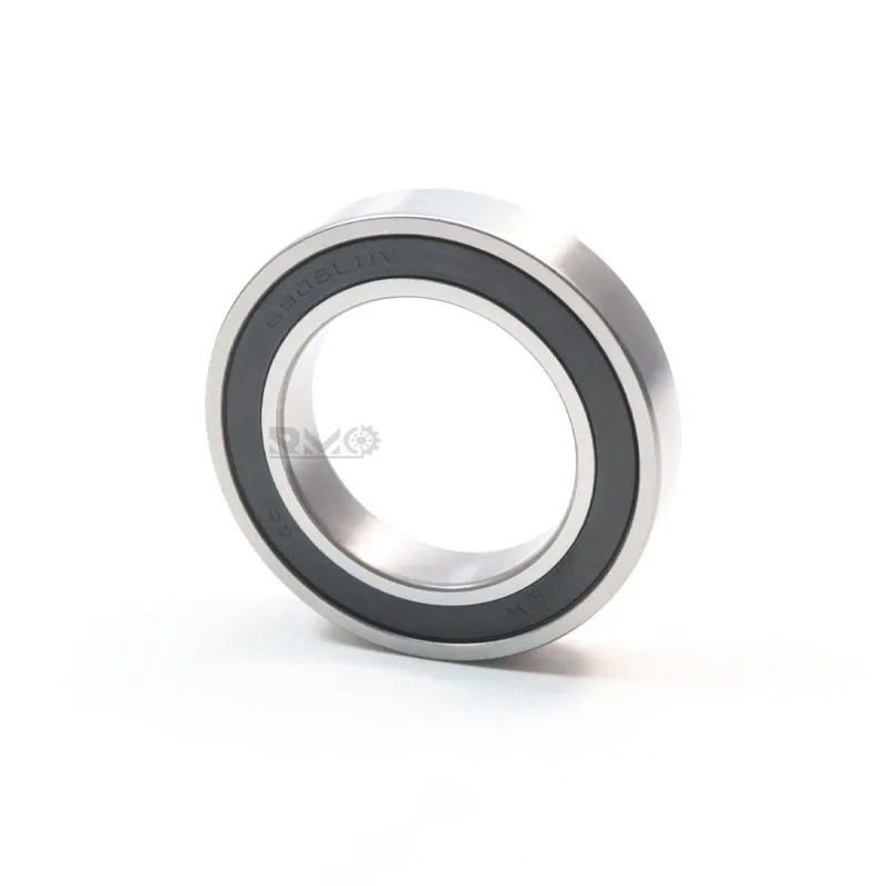 6906-2RS 30mm shaft bearing showing dual rubber seals optimized for rugged motorcycle wheel hubs