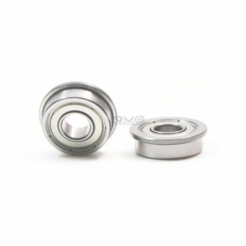 Technical CAD dimension blueprint of F696ZZ bearing 6x15x5mm with 17mm flange