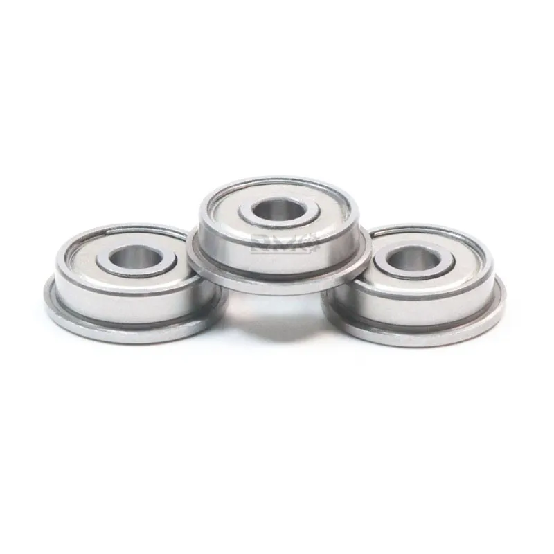 Close up detail showing the 22mm outer flange lip and ZZ steel shields of F626ZZ bearing