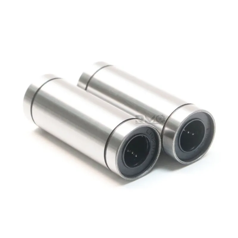 Precision LM12LUU linear motion bushing with reinforced nylon cage used for CNC router slide mechanism