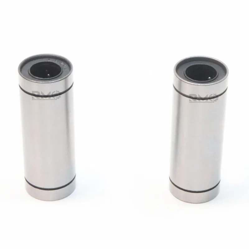 High precision LM12LUU NBR sealed extra long linear bearing operating in automated factory equipment