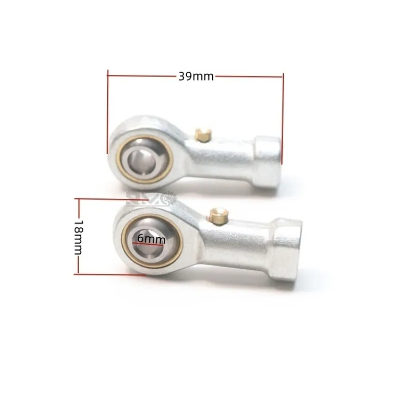 Dimension measurement of 6x18x39x9mm PHS6 rod end bearing