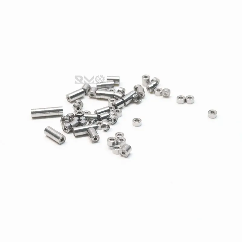 Internal precision ball structure of RMO brand 681XZZ 1.5x4x2mm micro deep groove bearing