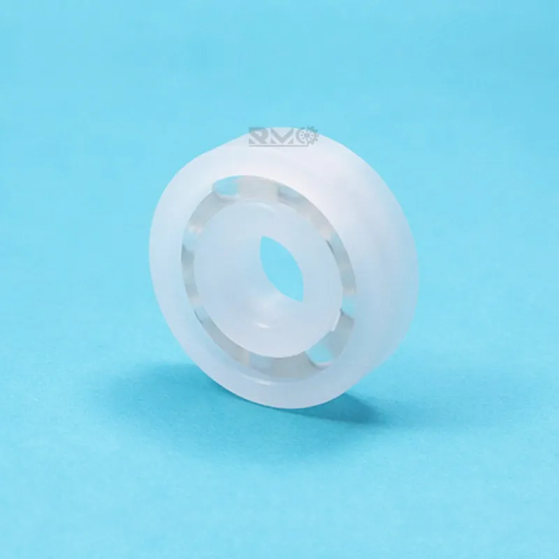 Technical dimension drawing for 6200 PP plastic bearing showing 10mm bore 30mm OD 9mm width