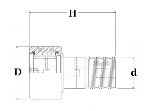 RMO CF 1 1/8 SB bearing drawing
