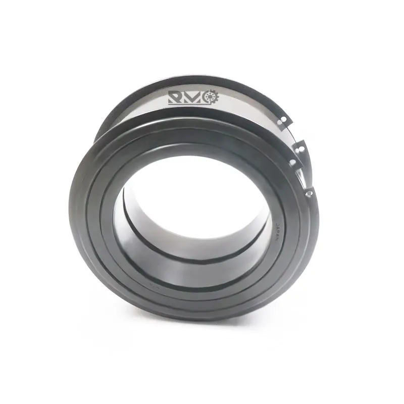 SL04-5024NR double row full complement roller bearing installed in mobile crane cable sheave