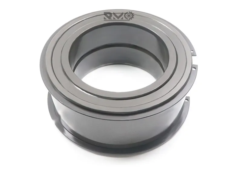 Cross section structure diagram of SL04-5024NR bearing showing dual roller rows seals and snap ring