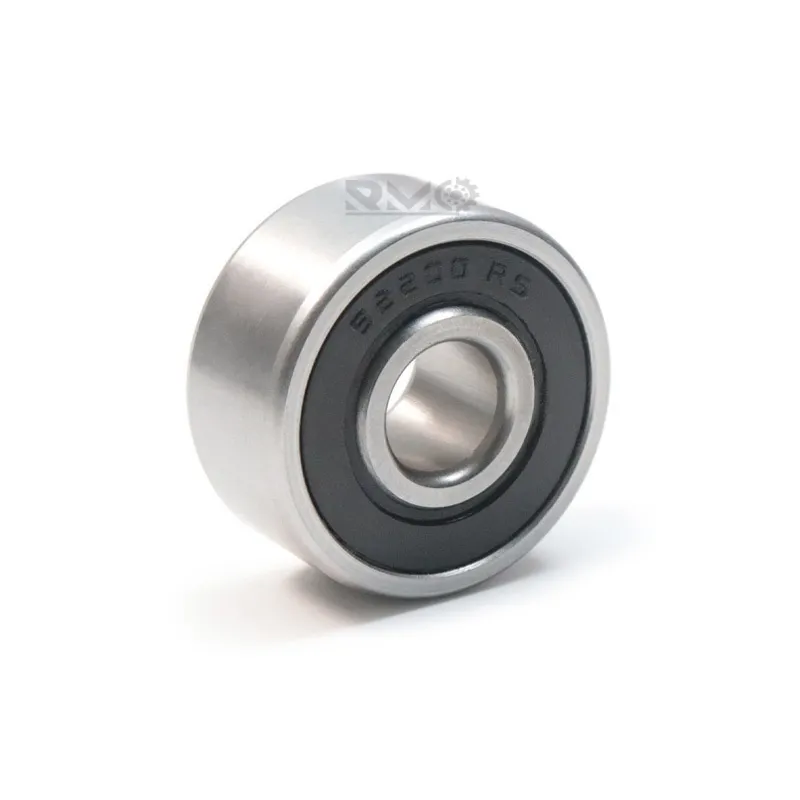 Digital caliper measuring 10mm inner bore and 30mm outer diameter of S2200-2RS bearing