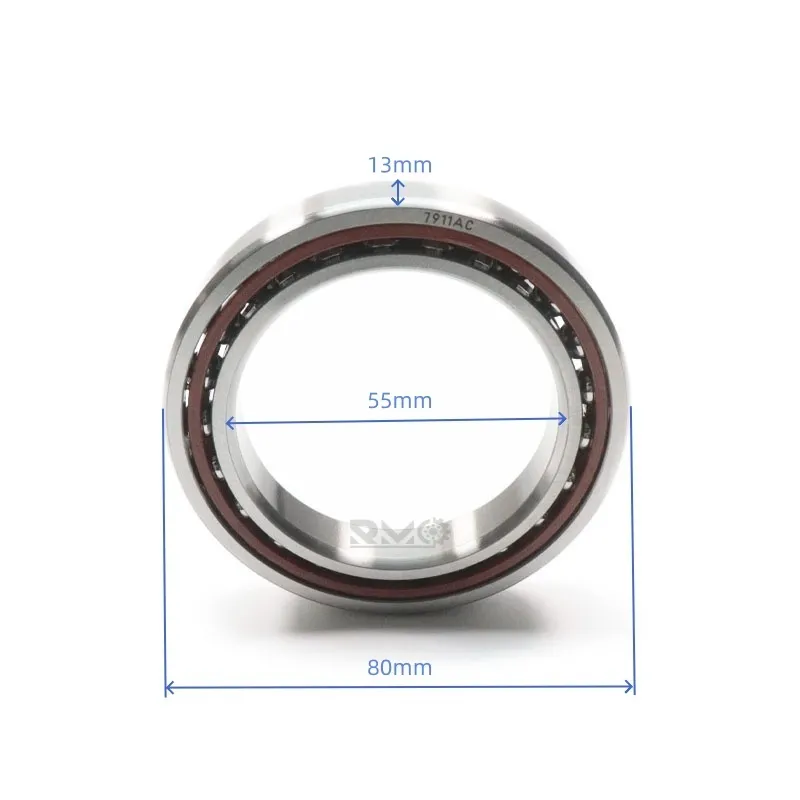 High-Speed 7911AC Angular Contact Bearings for CNC Engraving Spindles