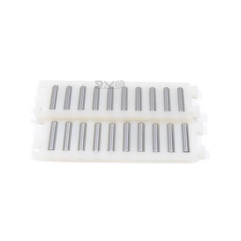 Pa66 Nylon Cage And Gcr15 Needle Rollers Ff3525 Close-up of PA66 nylon pocket cage and GCr15 steel needle rollers in FF3525 assembly