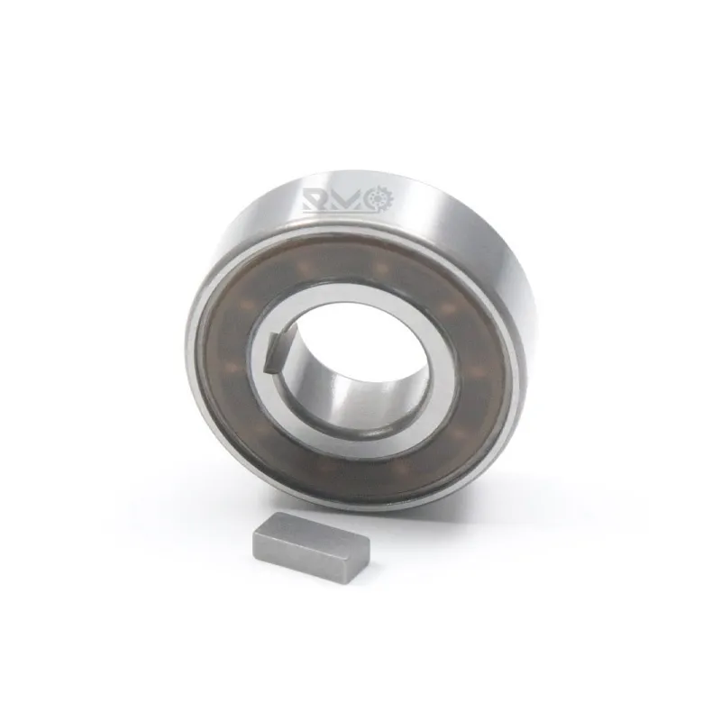 BB15-K keyway clutch bearing installed on a printing press indexing drive shaft