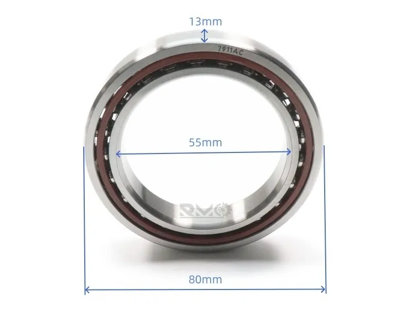 Factory bulk packaging and wholesale inventory of RMO brand 7911AC spindle bearings
