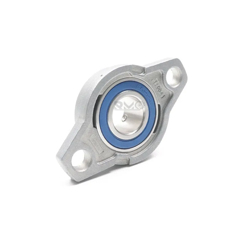 Lightweight 20mm Bore SKFL004 Corrosion-Resistant Flange Bearings for Food Conveyors